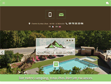 Tablet Screenshot of camping-mas-llinas.com